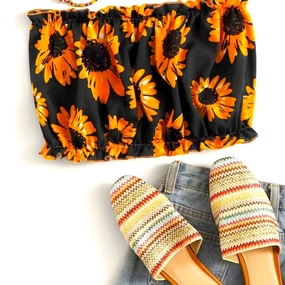 Sunflower Tube top